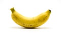 Over ripe banana isolated on white background Royalty Free Stock Photo