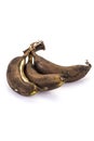 Over ripe rotten bananas Royalty Free Stock Photo