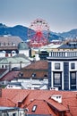 Over the Roofs of Linz Royalty Free Stock Photo