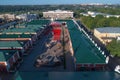 Over the rooftops of Gostiny Dvor. Kaluga Royalty Free Stock Photo