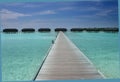 Over water bungalows Royalty Free Stock Photo