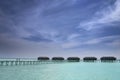 Over water bungalows Royalty Free Stock Photo