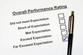 Overall Performance Rating Form 3