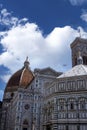 Overall view of the cathedral of Santa Maria del Fiore in Florence