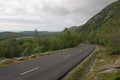 Overcast Acadia Park Road Royalty Free Stock Photo