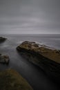 La Jolla tide pools in early morning Royalty Free Stock Photo