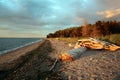 Overcast Evening at the Beach