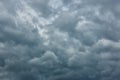 Overcast - Gray havy rain clouds Royalty Free Stock Photo