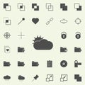 overcast icon. web icons universal set for web and mobile