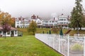 Overcast morning at The Balsams hotel