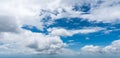 Overcast sky with dark cloud in windy and cloudy day Royalty Free Stock Photo