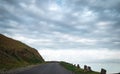 Overcast sky with dark clouds. Dark sky before a thunder-storm. The gray cloud background before rain. Royalty Free Stock Photo