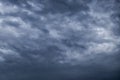 Overcast sky with dark clouds, The gray cloud ,Before rain. Royalty Free Stock Photo