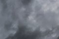 Overcast sky of rain clouds forming in the sky in concept of climate. Royalty Free Stock Photo