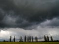 Overcast sky with storm clouds