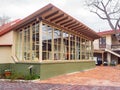 Overcast view of the building in La Villita Historic Village Royalty Free Stock Photo