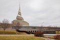 Overcast view of Community Of Christ Temple