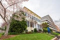 Overcast view of The F Street House of The George Washington University