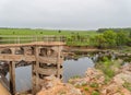 Overcast view of the French Lake Trail landscape