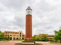 Overcast view of the HSC of University of Oklahoma Royalty Free Stock Photo