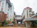 Overcast view of the Jian Cheng Junior High School