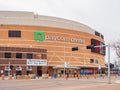 Overcast view of the Paycom Center Royalty Free Stock Photo