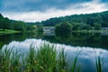 An Overcast View of Peaks of Otter Lodge