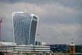 Overcast view of the Walkie Talkie, 20 Fenchurch Street Royalty Free Stock Photo