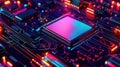 overclocking syncing CPU Royalty Free Stock Photo