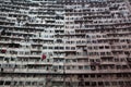 Overcrowded residential building