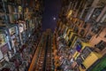 Overcrowded residential building in Hong Kong