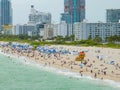 Overcrowding Miami Beach Labor Day Sunday weekend holiday