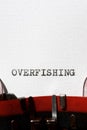 Overfishing concept view