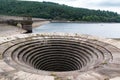 Overflow drain at Ladybower Reservoir.