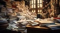 overflow pile office