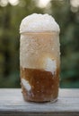 Overflowing Rootbeer Float Royalty Free Stock Photo