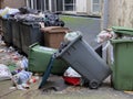 Overflowing Rubbish Bins - Trash Cans