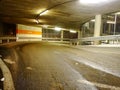 Overground Parking Space near Shopping Mall Royalty Free Stock Photo