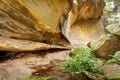 The Overhang Sandstone Cliffs Cania Gorge Queensland Australia Royalty Free Stock Photo