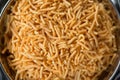 Overhead Closeup of a Bowl of Indian Rice Noodles