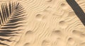 Overhead Minimal Flat Lay Sand Texture Shadows 1 Upscaled 4X clean composition copy space Royalty Free Stock Photo