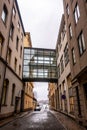 Overhead passageway / skywalk, GrevgrÃÂ¤nd street, Blasieholmen, Stockholm, Sweden