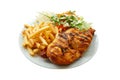 Piri Piri Chicken on white plate