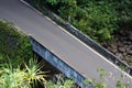 Overhead view of bridge on road to Hana Royalty Free Stock Photo