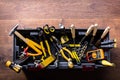 Many Yellow Repair Tools