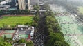 Massive protests in hong kong Royalty Free Stock Photo