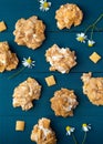 Peanutbutter, cereal, no-bake cookies with marshmallows