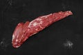 Overhead view of raw beef tri-tip loin Royalty Free Stock Photo