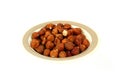 Overhead View Raw Filbert Nuts Royalty Free Stock Photo