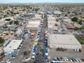 Overhead view of the Tamale Festival, Somerton, Arizona Royalty Free Stock Photo